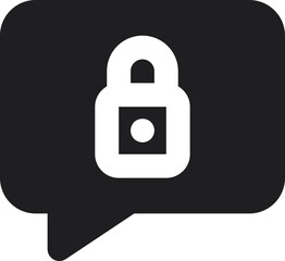 chat locked icon