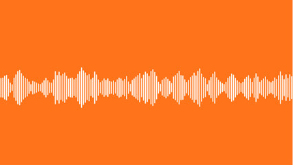 seamless sound waveform pattern for radio podcasts, music player, video editor, voise message in social media chats, voice assistant, recorder. vector illustration