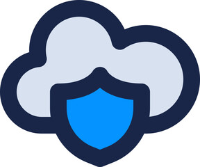 cloud shield icon