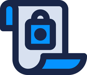 document locked icon