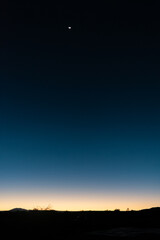 sunset over the Atacama Desert