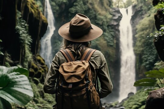 Adventure in the Wilderness: A Woman's Journey to the Hidden Waterfall
Generative AI