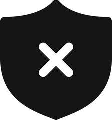 shield cancel icon