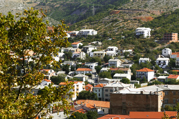 Buildings in Senj, Croatia.