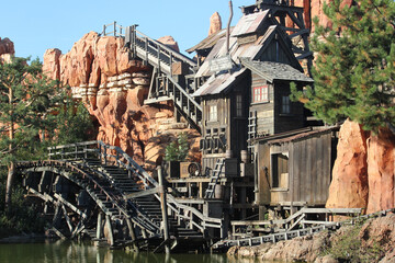 Obraz premium Parc à thème Disneyland Paris et Walt Disney Studios