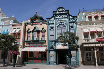 Fototapeta premium Parc à thème Disneyland Paris et Walt Disney Studios