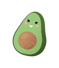 Cute avocado concept
