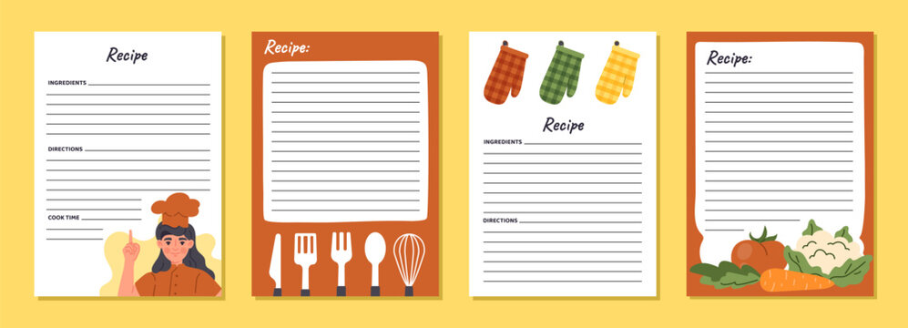 Cooking notes set