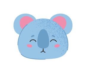 Cute koala head