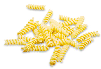 Pasta collection on a white background