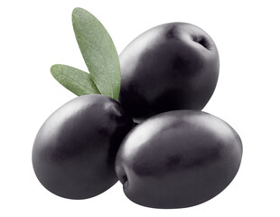Delicious olives cut out