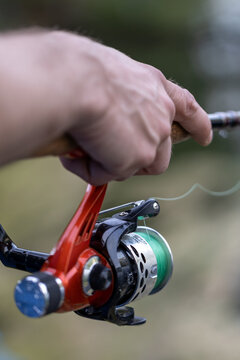 Fishing sport, Halensee, Berlin Grunewald