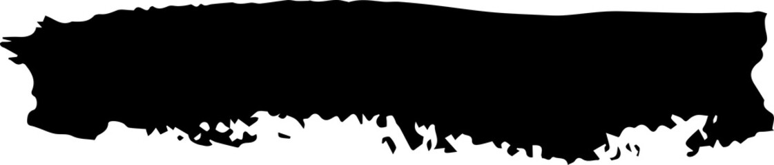 brush stroke grunge design illustration isolated on transparent background 