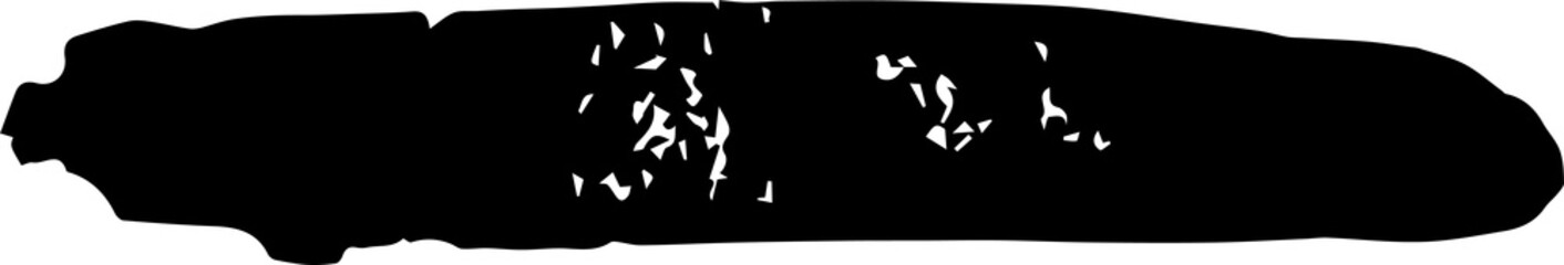 brush stroke grunge design illustration isolated on transparent background 