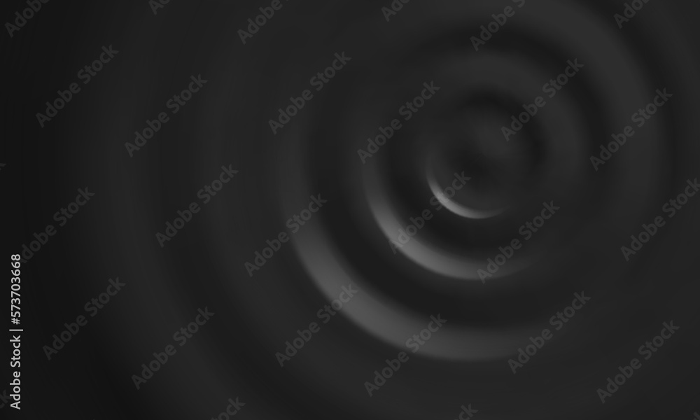 Poster ripple wave or water drop circle background, vector black liquid splash motion. surface texture with