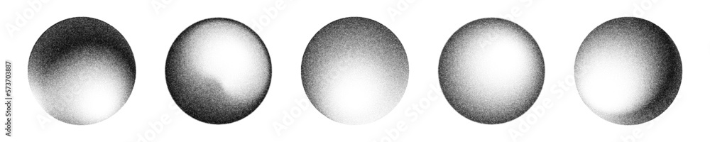 Poster noise grain circles, pointillism black gradient pattern of vector grainy abstract dots. grainy noise