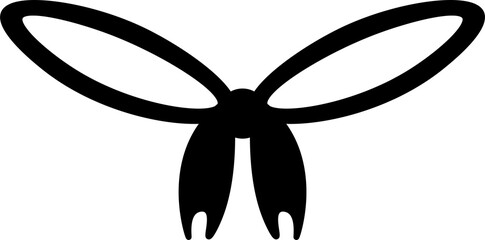 ribbon design illustration isolated on transparent background 