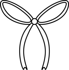 ribbon design illustration isolated on transparent background 