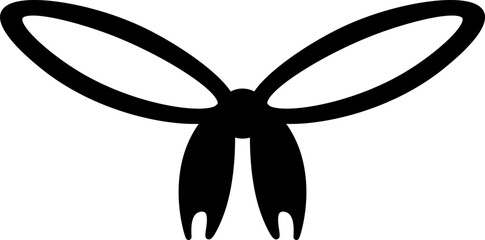 ribbon vector design illustration isolated on transparent background 