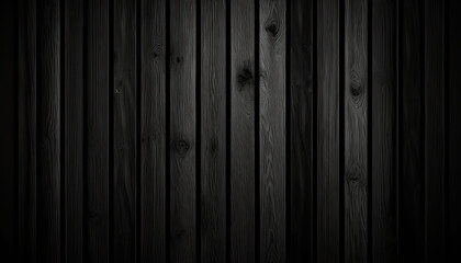 Background black wood texture created with generative AI