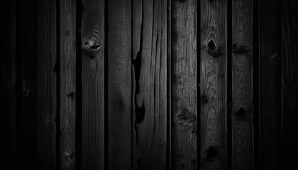 Fototapeta na wymiar Background black wood texture created with generative AI