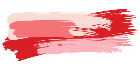 Brush stroke composition element. Vector stock hand draw illustration isolated on white background for design template, border and frame. 