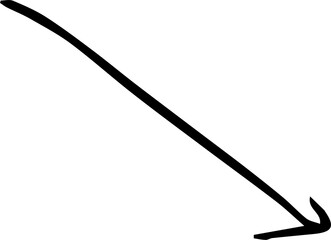 arrow design illustration isolated on transparent background 