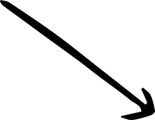 arrow vector design illustration isolated on transparent background 