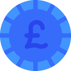coin pound icon