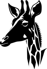 Giraffe | Minimalist and Simple Silhouette - Vector illustration