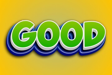 Interesting 'GOOD' text effect 