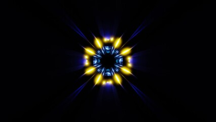 rotate red blue flashing light tunnel vj loop template. High quality 4k footage - Powered by Adobe