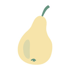 pear illustration isolated on white background