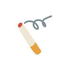 cigarette illustration isolated on white background 