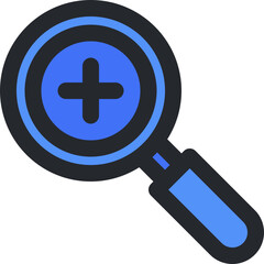 Fototapeta premium zoom in icon