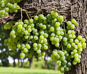 grapes on the tree
