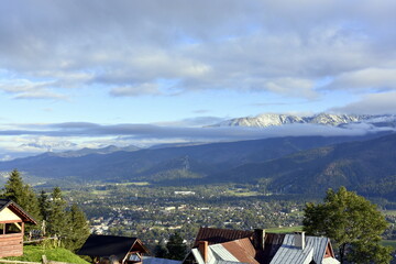 Tatry, góry, Zakopane, panorama, TPN, Park, poranek, lato, 