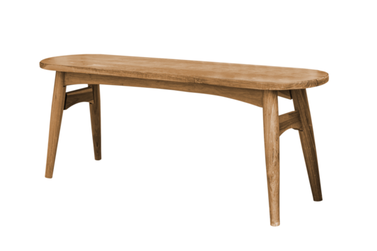 Wooden modern bench japanese style