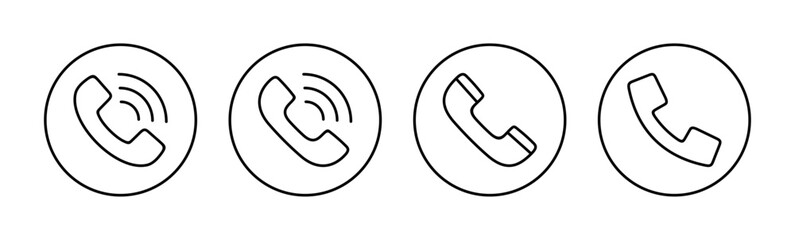 Call icon vector for web and mobile app. telephone sign and symbol. phone icon. contact us