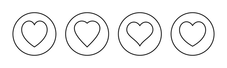 Love icon vector for web and mobile app. Heart sign and symbol. Like icon vector.