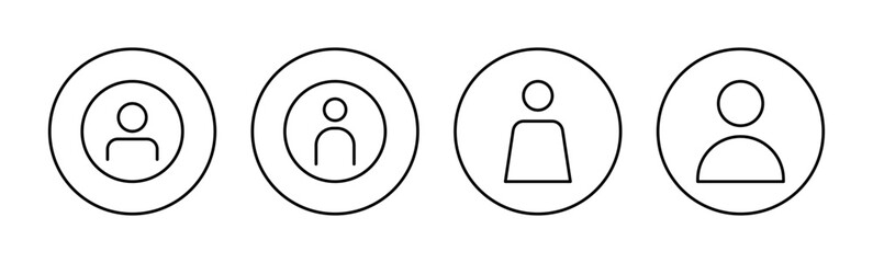 User Icon vector for web and mobile app. person sign and symbol. people icon.