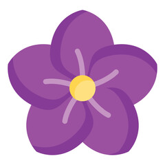 Violet Flower Icon