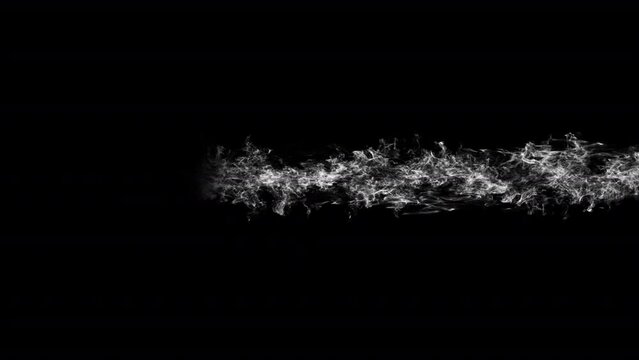 SCIFI GUN BLAST SIDE VIEW SHOT WITH ENERGY TRAIL FVX VIDEO EFFECT FOR SCREEN COMPOSITE