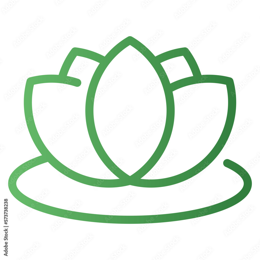 Canvas Prints lotus flower icon