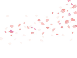 Background material with flowing petals 5
