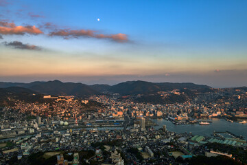 稲佐山から見た長崎市の夜景