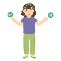 people make decision illustration