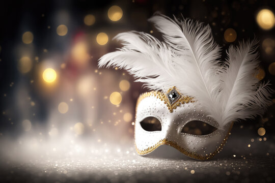 Venetian carnival mask Generative AI