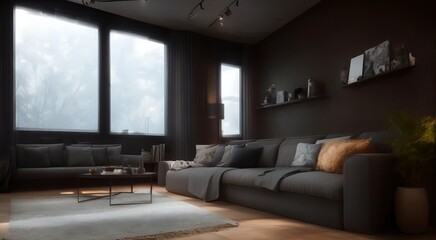 Luxury living room interior design [AI Generated]