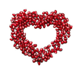 Heart of Pomegranate Seeds